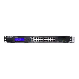 QNAP QGD-1600P - Commutateur - intelligent - 4 x 10 - 100 - 1000 (PoE++) + 10 x 10 - 100 - 1000 (PoE+)... (QGD-1600P-8G)_4